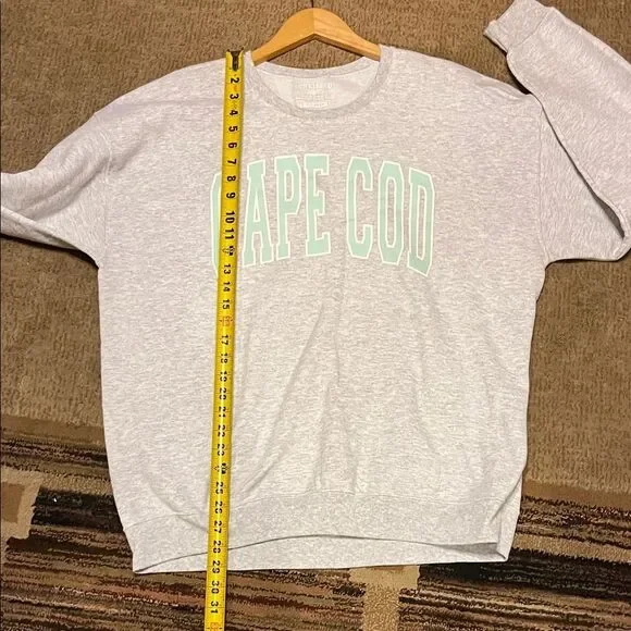 Cape Cod Women's Gray Crew Neck Sweater - Picture 6 of 6